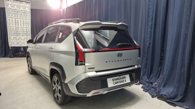 Hyundai rilis Stargazer Cartenz di ajang Gaikindo Indonesia International Auto Show (GIIAS) 2025. (Foto: SUARA.COM/Michele Alessandra)
