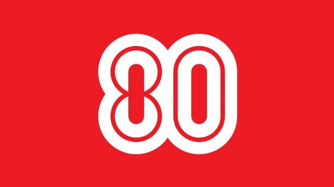 Logo HUT ke-80 RI resmi yang dirilis pada Rabu (23/7/2025). (Kementerian Sekretariat Negara)