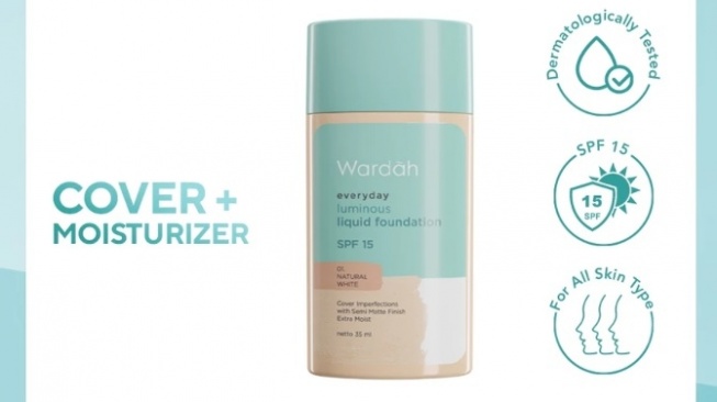 WARDAH Everyday Luminous Liquid Foundation (Shopee)