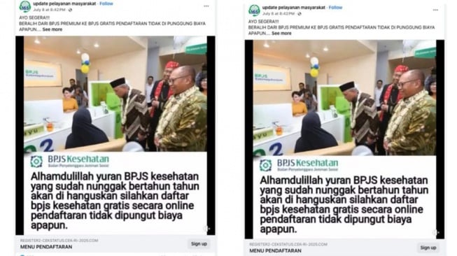 Hoaks BPJS Kesehatan. [Ist]