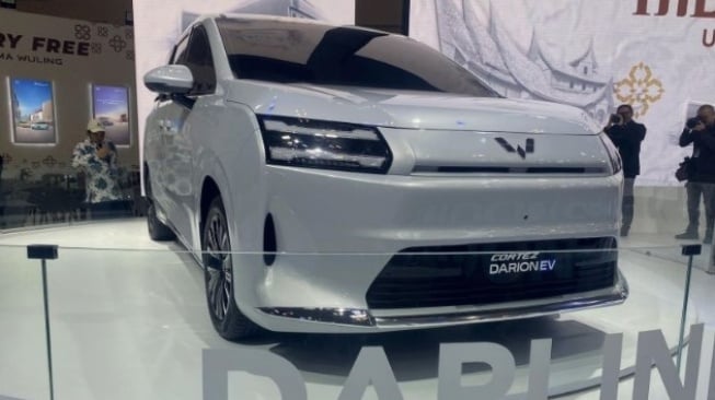 Wuling Cortez Darion EV yang hadir di GIIAS 2025 [Suara.com/ANTARA]