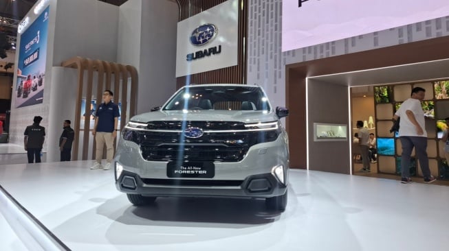 All New Subaru Forester Meluncur di GIIAS 2025. (Foto: SUARA.com/Manuel Jeghesta)