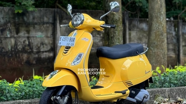 Motor Vespa LX 125. (Instagram/@kan.scooter)