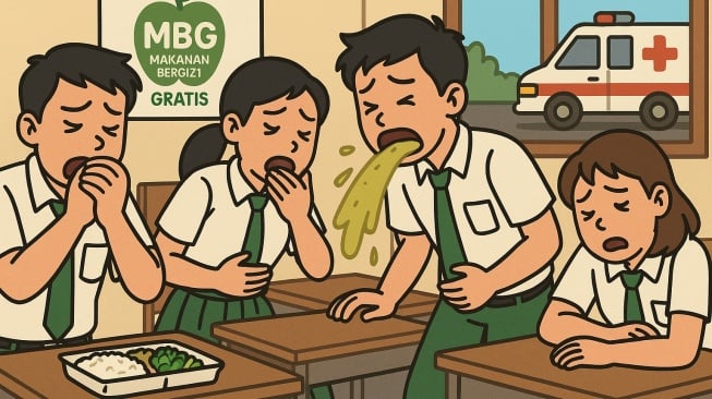 Kembali Bikin Ratusan Siswa Keracunan, DPR Cemas Program MBG jadi Sumber Penyakit Anak-anak