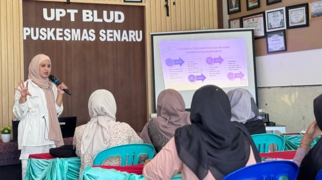 Edukasi kesehatan gigi dan mulut di Desa Senaru, Lombok Utara (foto:istimewa)