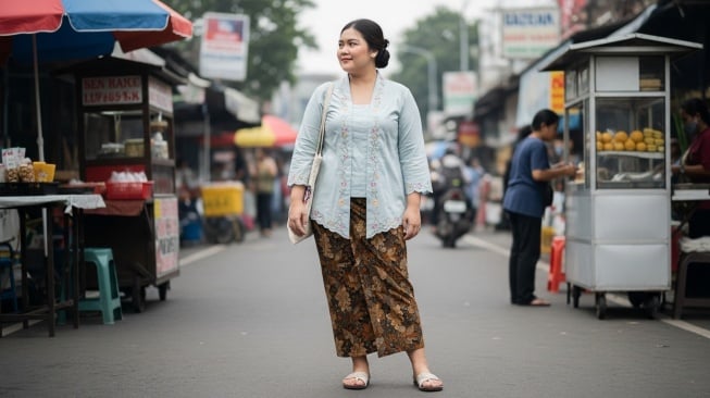 Cocok untuk Tubuh Gemuk, 5 Model Kebaya Ini Menampilkan Ilusi Tubuh Ramping dan Elegan