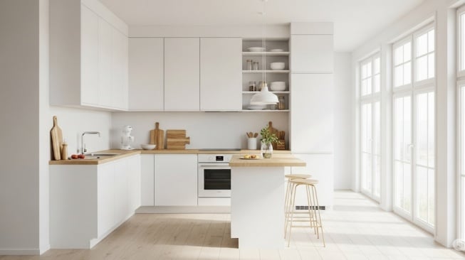 7 Desain Dapur Minimalis Ukuran 3x4 Meter, Bikin Rumah Mungil Terlihat Luas dan Elegan!
