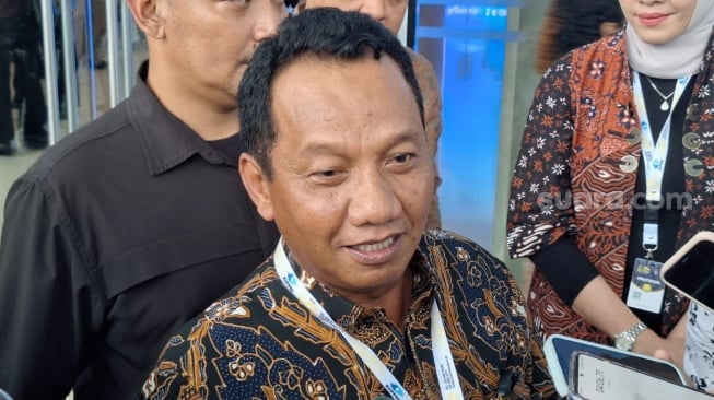 Plt Dirjen Minyak dan Gas Bumi (Migas) Kementerian ESDM, Tri Winarno. [Suara.com/Achmad Fauzi].