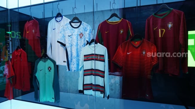 CR7 Life Museum menjadi pameran imersif pertama di Asia yang sepenuhnya didedikasikan untuk megabintang sepak bola dunia, Cristiano Ronaldo. [Suara.com/Arief Apriadi]