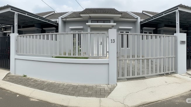 10 Model Pagar Rumah Subsidi Minimalis Modern, Cocok Buat Hunian Estetik dan Hemat Biaya!