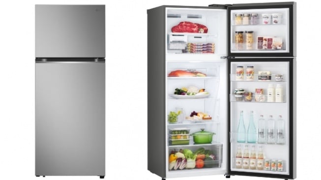 Kulkas Inverter Terbaik - Kulkas 2 Pintu LG 395L Smart Inverter. [LG]