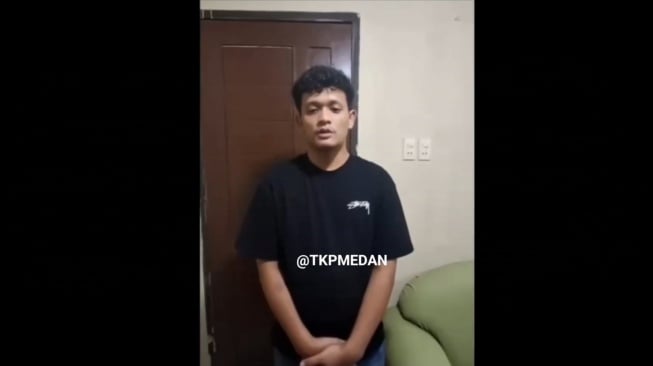 Pria Viral Ngaku Anak Kasat Narkoba Medan Palak Pedagang di Deli Serdang Minta Maaf