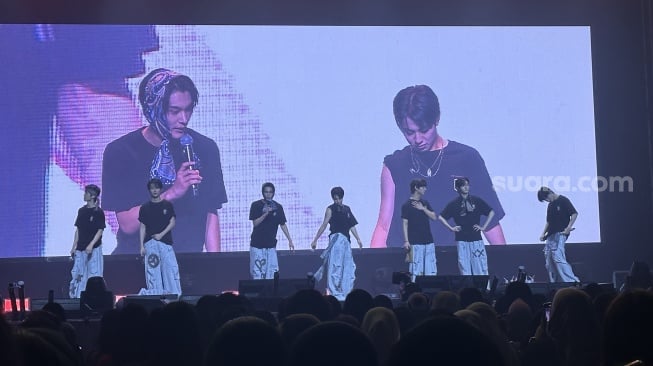 EVNNE sukses menggelar konser perdananya di The Kasablanka Hall, Jakarta Selatan pada Sabtu, 26 Juli 2025 [Suara.com/Sumarni]