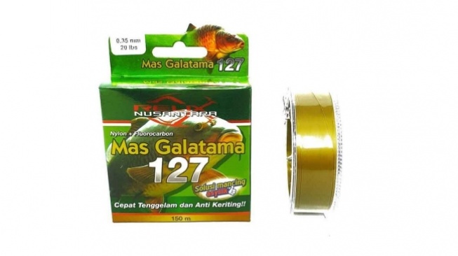 Rekomendasi Senar Pancing - Senar Mas Galatama 127. [Tokopedia]