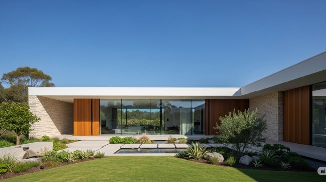 Ilustrasi Desain Rumah Minimalis