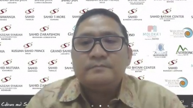 Direktur PT Hotel Sahid Jaya International, Tbk, Hengky Roy. Tangkapan Layar.