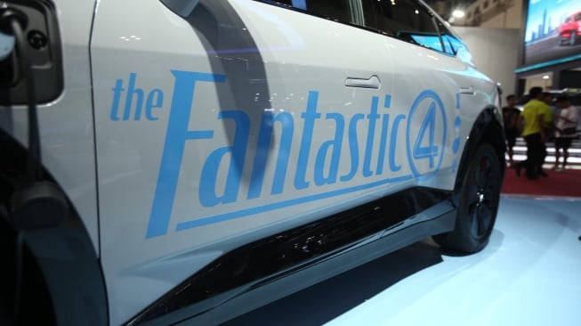 Tampilan VinFast VF7 Hasil Kolaborasi dengan Disney di GIIAS 2025. (Foto: VinFast)