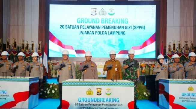 Kapolri Gaspol! 20 SPPG Dibangun di Lampung, Dukung Makan Bergizi Gratis Prabowo