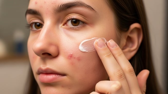 Moisturizer terbaik untuk wajah berjerawat (Google AI Studio)