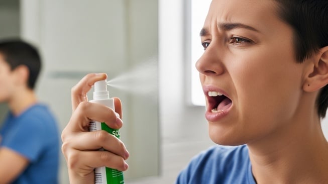 Mouth spray untuk mulut (Google AI Studio)