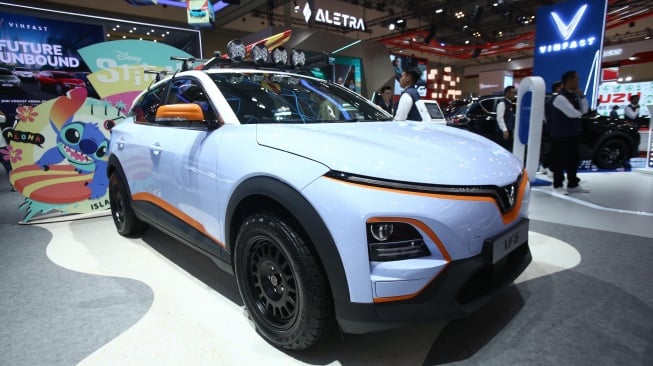 Tampilan VinFast VF6 Hasil Kolaborasi dengan Disney di GIIAS 2025. (Foto: VinFast)