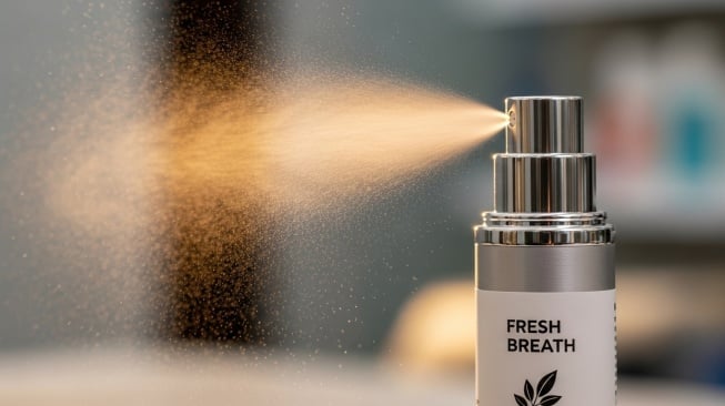 Mouth spray untuk mulut (Google AI Studio)