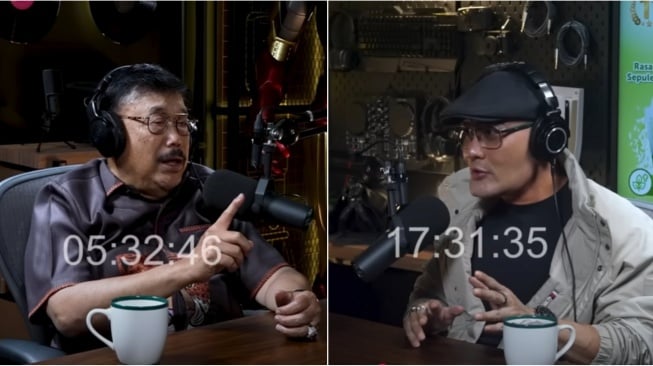 Mantan Kabareskrim Polri, Komjen Pol (Purn) Ito Sumardi dan Deddy Corbuzier [Youtube/Deddy Corbuzier]