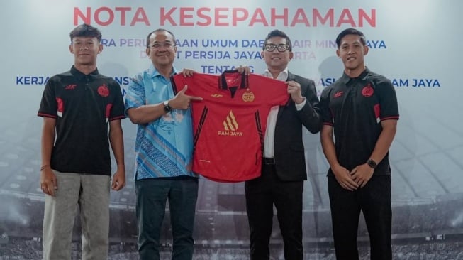 Resmi Jadi Sponsor Persija, Logo PAM Jaya Bakal Mejeng di Jersey Macan Kemayoran