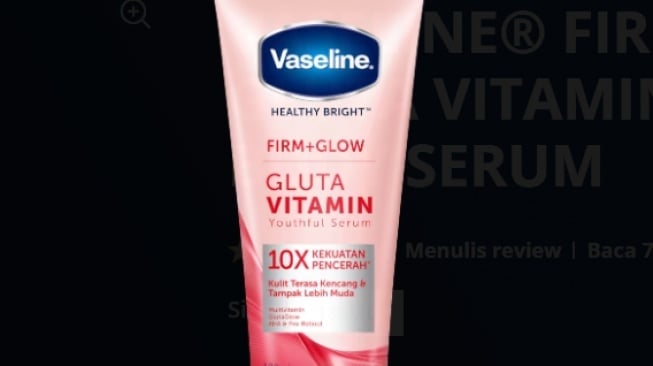 Vaseline Healthy Bright Firm+Glow Gluta Vitamin.