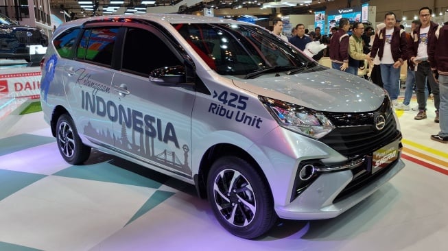 Daihatsu New Sigra Varian Tertinggi Terima Penyegaran di GIIAS 2025. (Foto: SUARA.COM/Manuel Jeghesta)