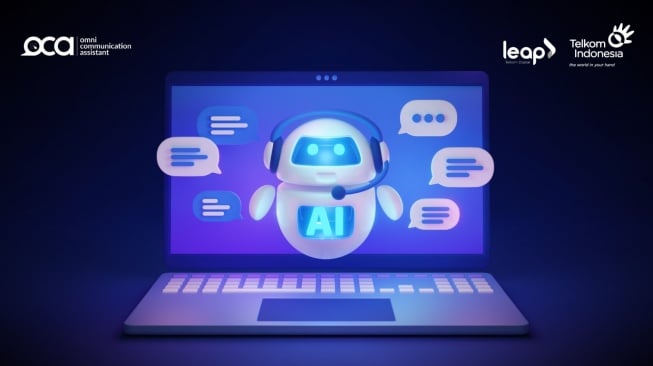 OCA AI berbasis drag and drop untuk memberikan pengalaman pembuatan chatbot yang cepat, mudah, dan efisien (Dok: Telkom)