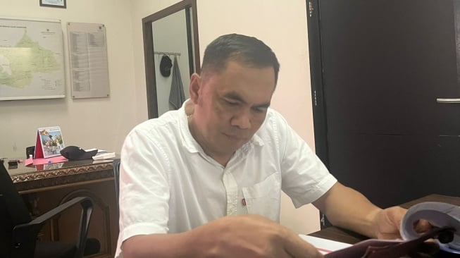 Kepala Bidang Pemeliharaan Jalan dan Jembatan Dinas PUPR Kabupaten Bogor, Ujang Supardi [Egi/Suarabogor]