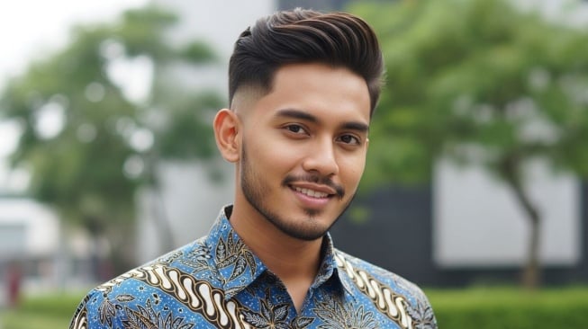 Ilustrasi gaya rambut pendek untuk pria. (Google AI Studio)