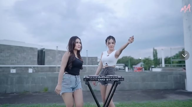 Icha Chellow sebagai dancer horeg (TikTok)