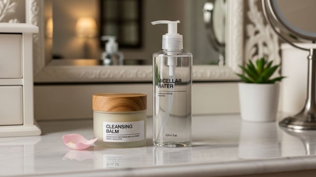 Cleansing Balm vs Micellar Water. (Google AI Studio)