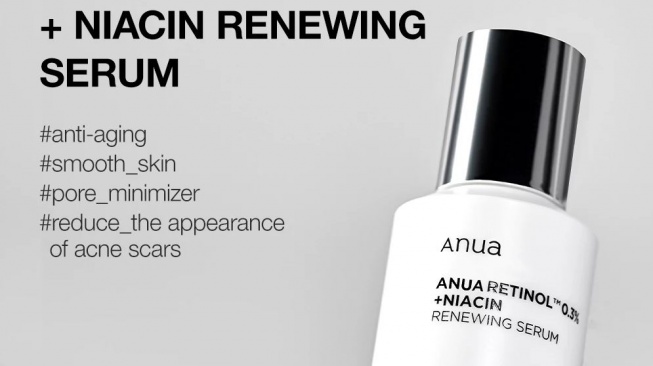 Rekomendasi serum retinol. (Shopee)
