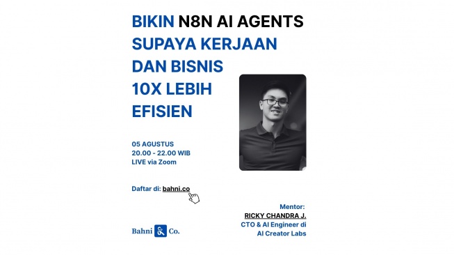 Ricky J Chandra, yang merupakan CTO & AI Engineer di AI Creator Labs.[Ist]