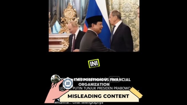 CEK FAKTA, Putin Tunjuk Prabowo Jadi Ketua NDB BRICS. [TurnBackHoax.id]