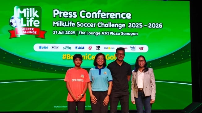 Turnamen sepak bola putri usia dini, MilkLife Soccer Challenge (MLSC) 2025–2026 akan bergulir dengan cakupan yang semakin luas dibanding tahun-tahun sebelumnya yakni di 10 kota dengan Bekasi dan Malang sebagai dua kota baru. [Dok. Istimewa]