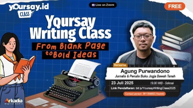 Belajar Menemukan Ide Tulisan dari Hal Sederhana Bersama Yoursay Writing Class