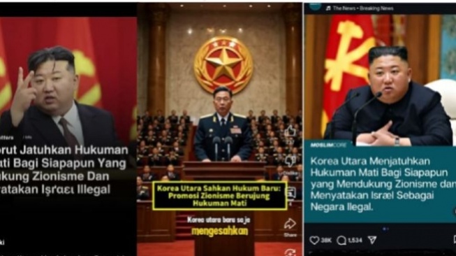 Hoaks Korea Utara eksekusi pendukung Zionisme. [Dok. Antara]
