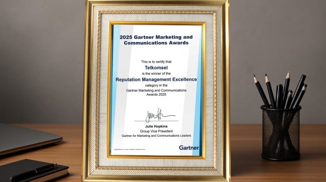 Telkomsel raih penghargaan Gartner Marketing & Communications Awards 2025 (Dok: Telkomsel)