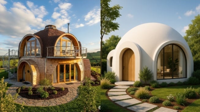 5 Inspirasi Desain Rumah Dome Tahan Gempa dan Biayanya, Mulai Rp100 Jutaan