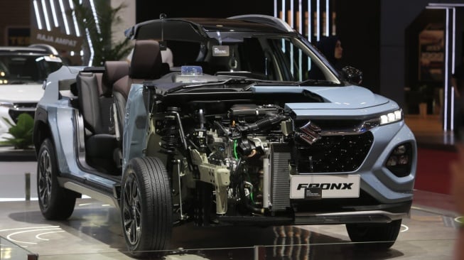 PT Suzuki Indomobil Sales (SIS) Jadikan Suzuki Fronx Sebagai Bintang Utama di Gelaran GIIAS 2025. (Foto: SUARA.COM/Manuel Jeghesta)
