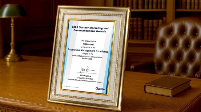 Telkomsel raih penghargaan Gartner Marketing & Communications Awards 2025 (Dok: Telkomsel)