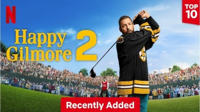 Kuasai Chart Netflix, Film Happy Gilmore 2 Pecahkan Dua Rekor Sekaligus