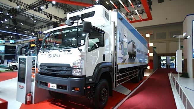 Isuzu Pamer Truk Pendingin Raksasa di GIIAS 2025, Solusi untuk Bisnis Makanan Segar