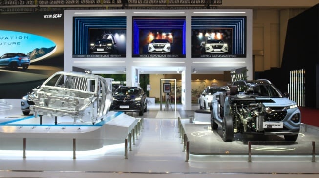 PT Suzuki Indomobil Sales (SIS) Jadikan Suzuki Fronx Sebagai Bintang Utama di Gelaran GIIAS 2025. (Foto: SUARA.COM/Manuel Jeghesta)