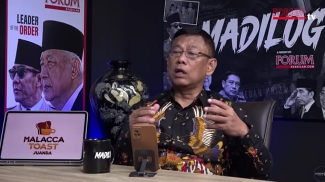 Pengamat politik dan militer Universitas Nasional, Selamat Ginting di Podcast Forum Keadilan TV. [YouTube]