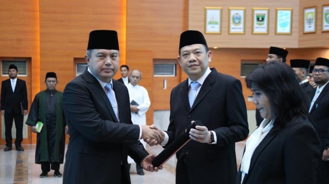 55 Pejabat Kemendagri Dilantik, Sekjen Tekankan Integritas & Loyalitas Terhadap Program Presiden